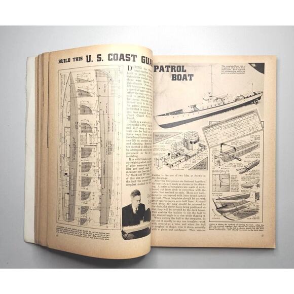 1941 Model Builders' Manual Magazine Fawcett Publication NO.2 - M597 - Picture 6 of 9